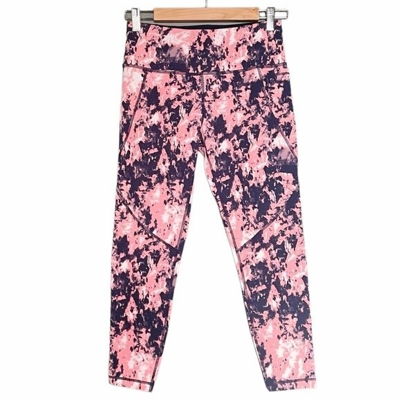 NWT Sweaty Betty Power Pocket Workout Legging Pink Purple Tie Dye Size Small NEW - Picture 2 of 15